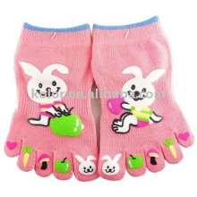 Children's cute toe socks